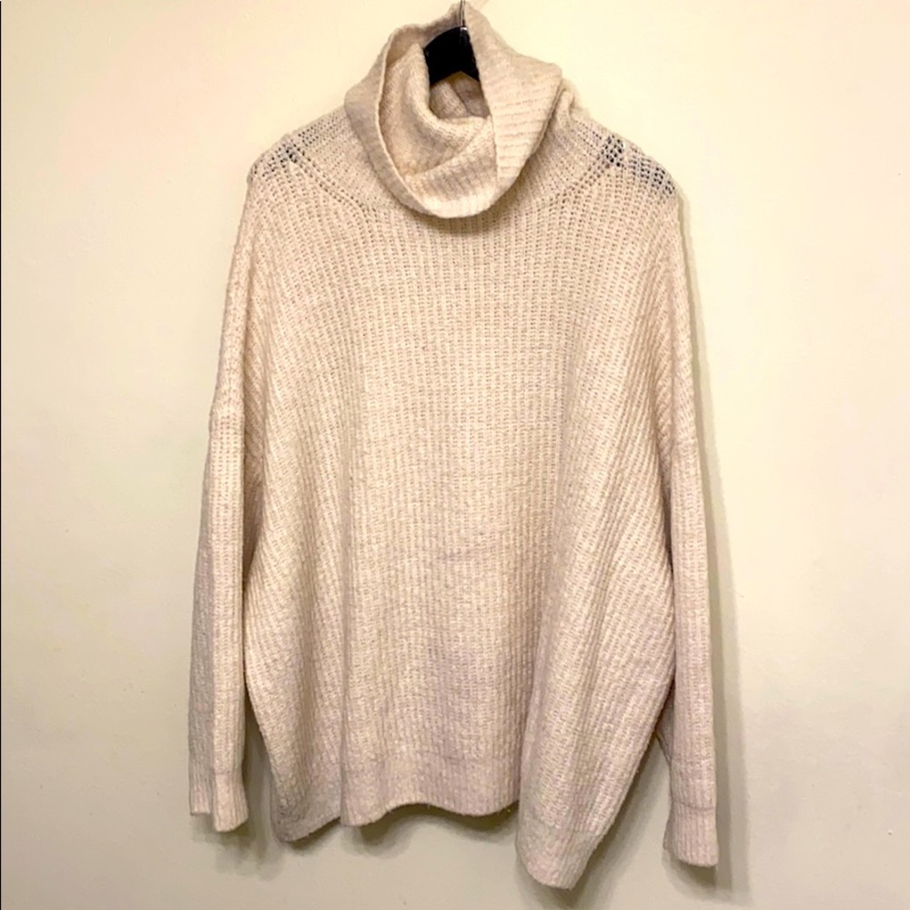 Ecru Longer Sweater